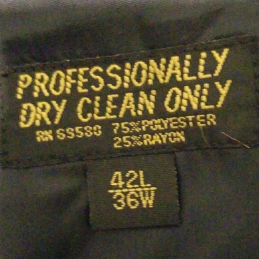 Gianni Vironi men's suit jacket size 42L/3… - Picture 5 of 6